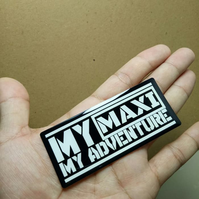 

stiker my maxi my adventure timbul