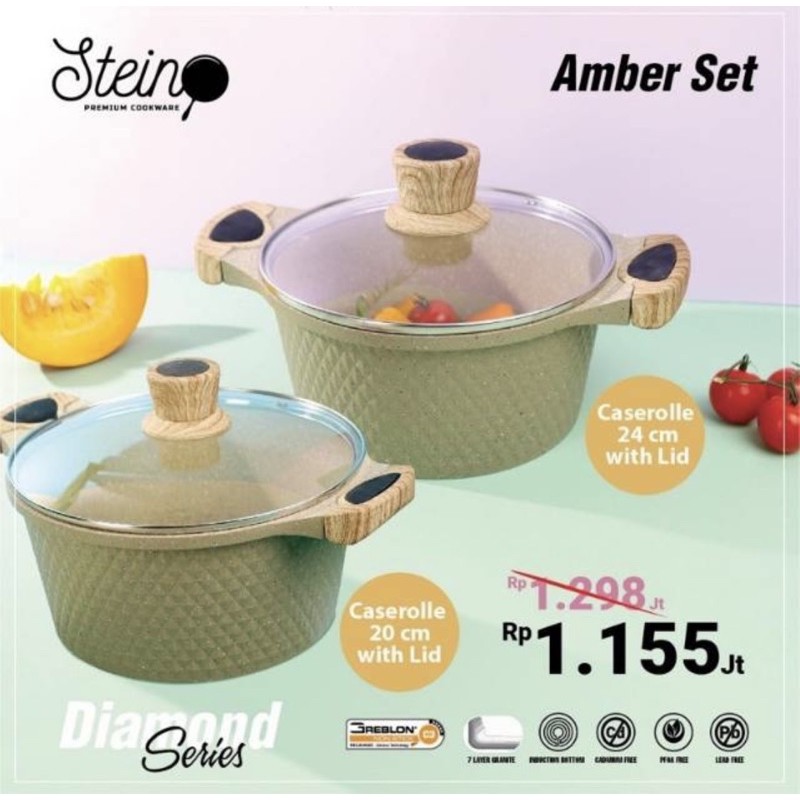 paket amber steincookware