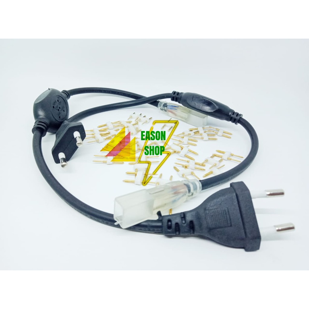 Soket Colokan Lampu Selang LED 5050 WATERPROOF Socket Connector LED Strip 5050