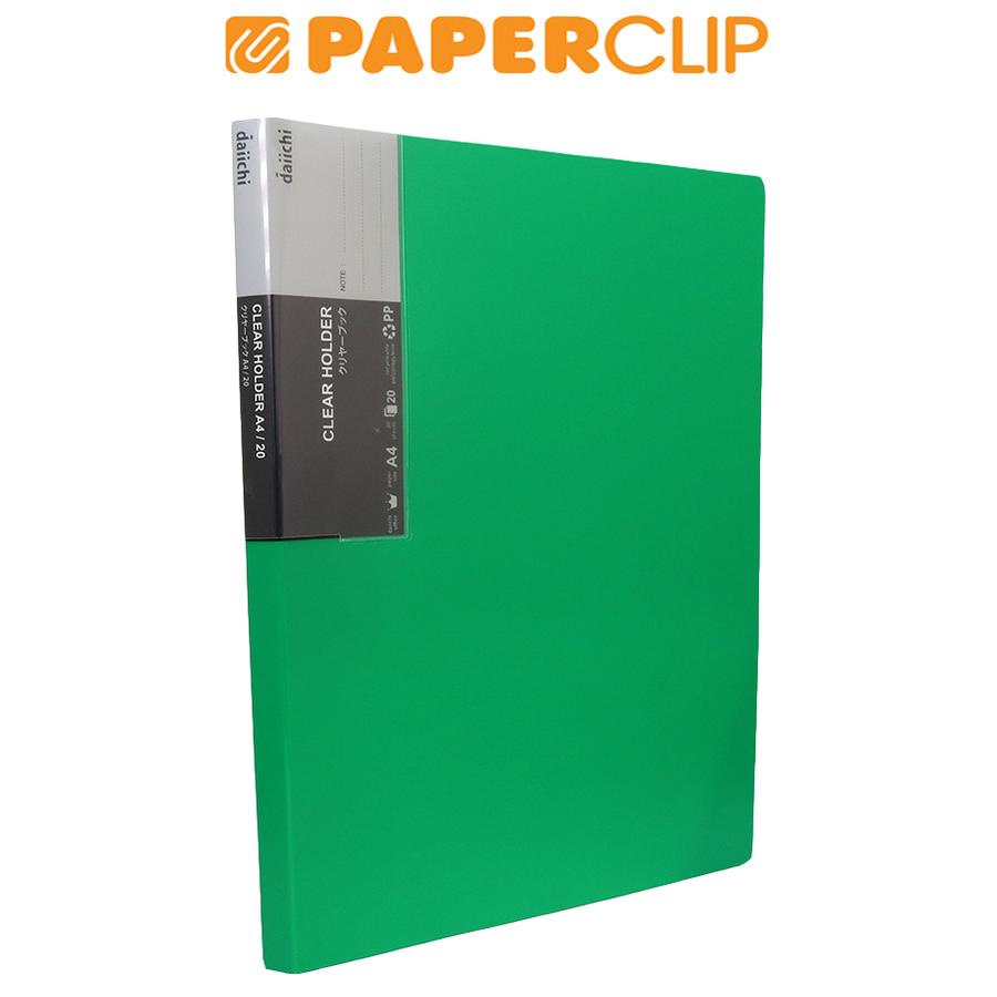 

CLEAR HOLDER DAIICHI DOF06A4103020 A4 GREEN