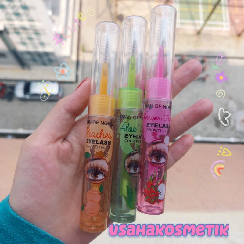 ECER!! IMAN OF NOBLE MASCARA&amp; EYEBROW GEL FRUIT WATERPROOF NO. M6085B