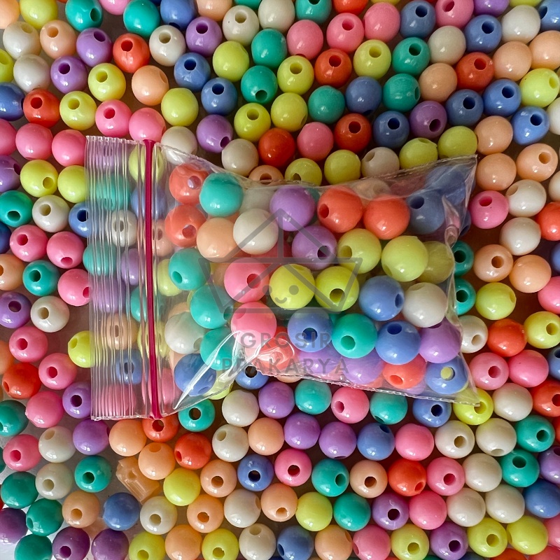 Pearl Beads Warna Pastel Warna Warni Mote Mutiara 8mm 20gr Pearl Bead Hiasan Gelang Kalung Anting Manik Pernak Pernik Dekorasi Aksesoris Kerajinan Tangan Craft Crafting Kualitas Bagus Murah Grosir Prakarya Malang