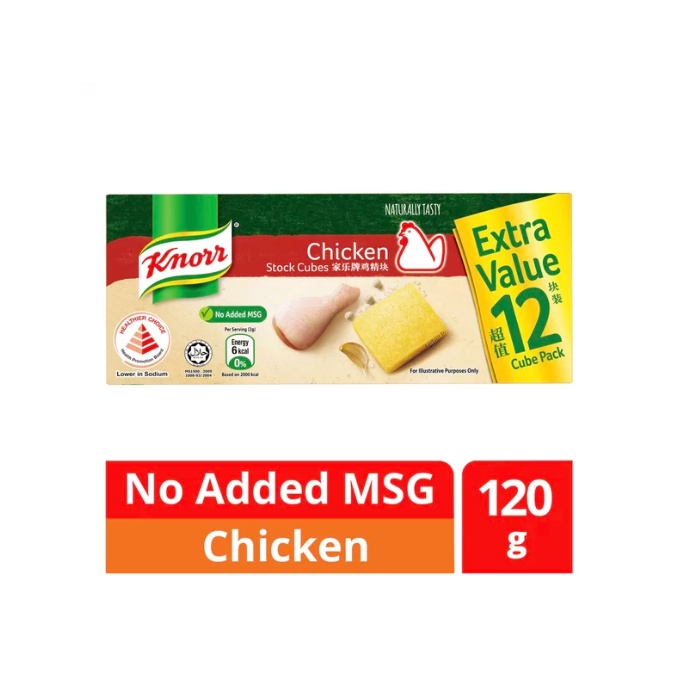 

Knorr Stock Cubes Chicken No Added MSG120 gram