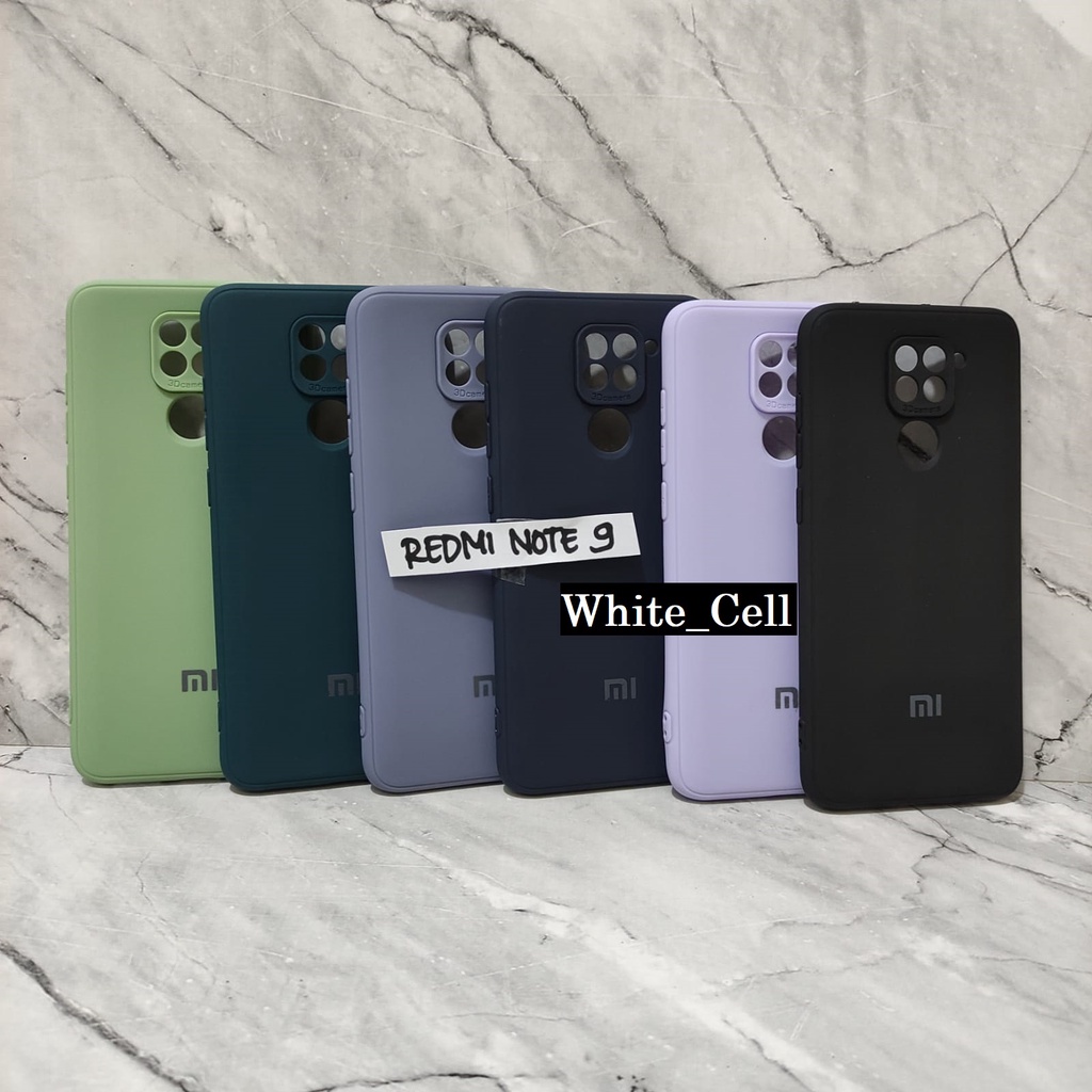 Redmi 10 Note 11 Note 11 Pro Note 8 Note 8 Pro Note 9 Note 10 Soft Case Candy Warna Warni Macaron Protector 3D Camera Logo Silicon White_Cell