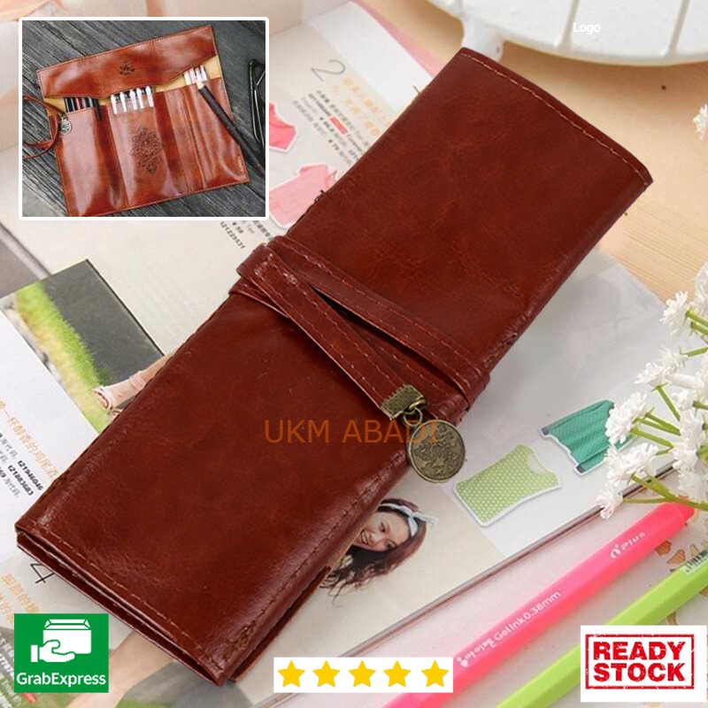 Box Kotak Tempat Pensil Kulit Makeup Pen Pencil Case PU Leather PBC627