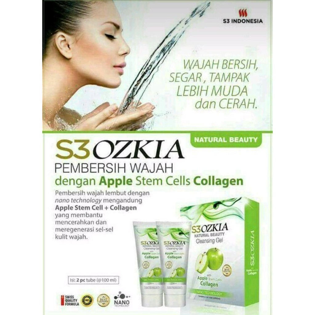 E0820 S3Ozkia S3 Ozkia Cleansing Gel New