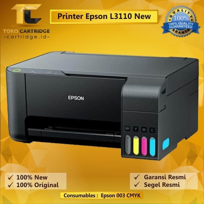 Printer Epson L3110 L 3110 EcoTank Print Scan Copy Pengganti L360 New ...