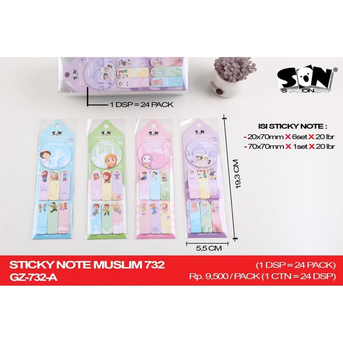

Dijual STICKY NOTES PEMBATAS BUKU KERTAS PEMBATAS BUKU KERTAS LUCU STICKY NOT Murah