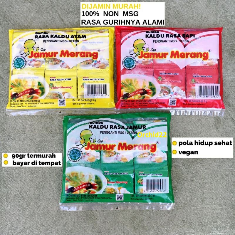 

kaldu jamur merang 10pcs Sachet