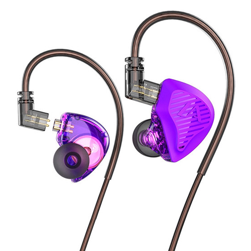 Dq9 Earphone In ear HIFI Dinamis Dengan Kabel Upgrade Bisa Dilepas Untuk Olahraga