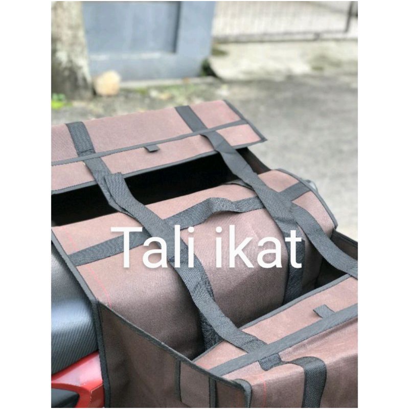 [NASIONAL]Tas Motor Obrok anti air Muatan 100Kg Tas Motor Terpal Ronjot Bronjong Tas Pos Tas Motor G