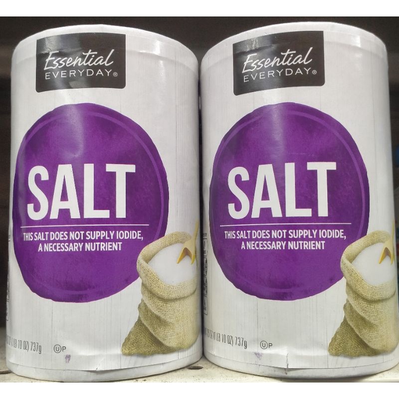 

ESSENTIAL EVERYDAY IODIZED SALT 737g (garam tanpa yodium)