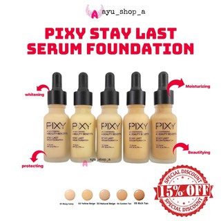 Pixy Stay Last Serum Foundation Shopee Indonesia