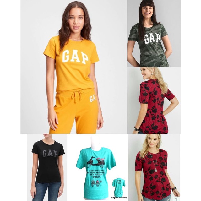 Kaos wanita dewasa Bossini Original Branded