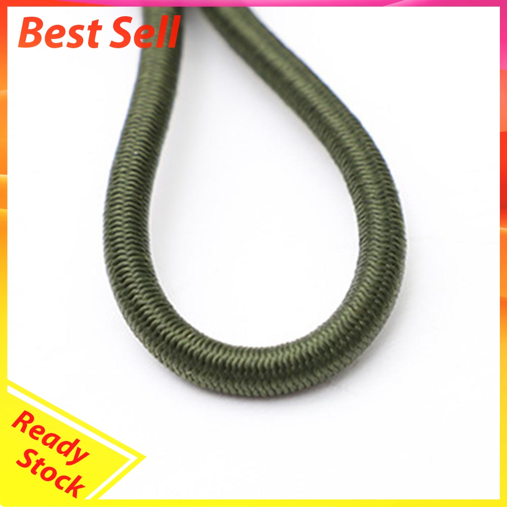 Elastic Tent Rope Camp Canopy Luggage Stretch Buckle Ground Nail Fix Strap