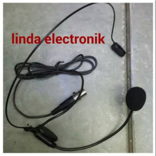 Headset bando telinga lubang 3 3pin
