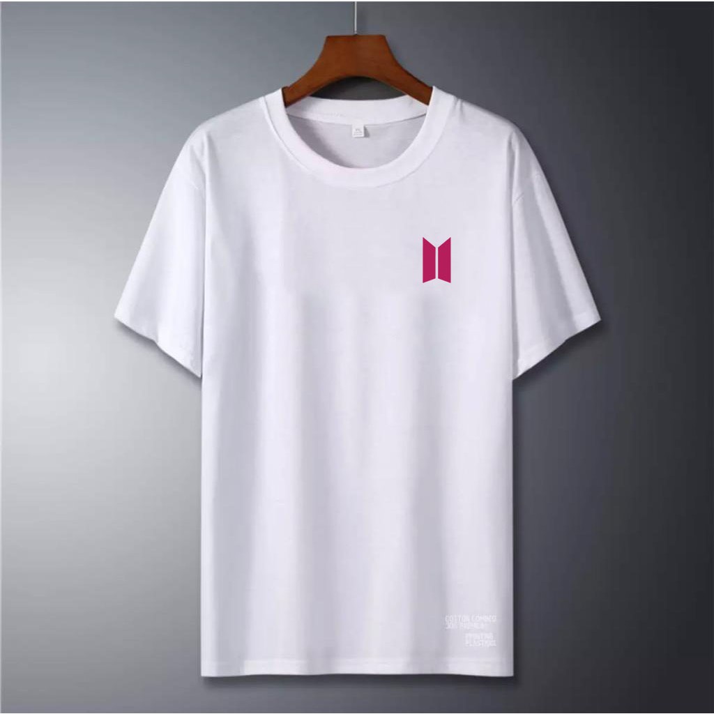 Baju kaos kpop BTS logo terbaru baju korea pkaian pria pakaian wanita kaos murah kaos premium keren