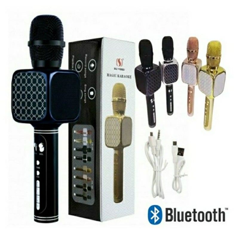 PROMO MIC BLUETOOTH SU YOSD YS-69 ORIGINAL/MICROPHONE WIRELESS KTV MAGIC KARAOKE/MIKROPON PORTABLE