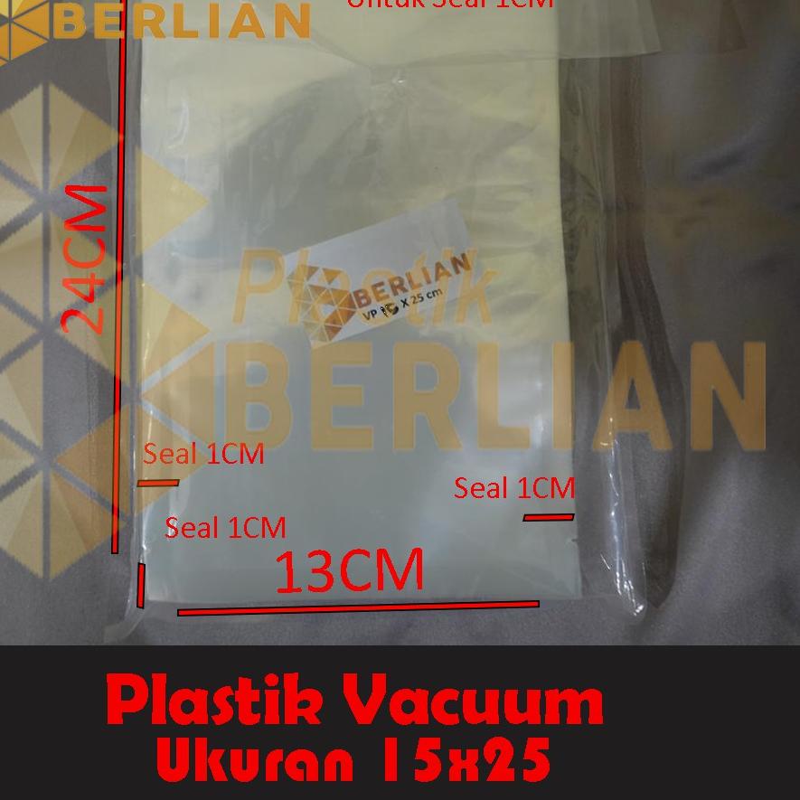 

♣ Plastik Vacuum 15X25 cm Promo Vacum Bag Sealer isi 100 ☋