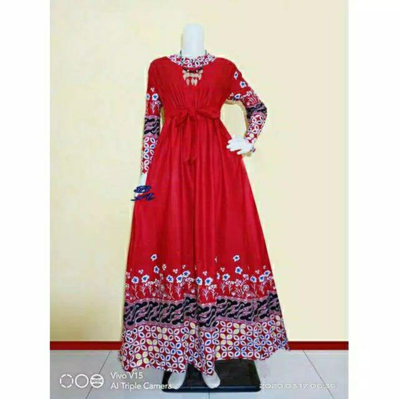 gamis batik jumbo ld140