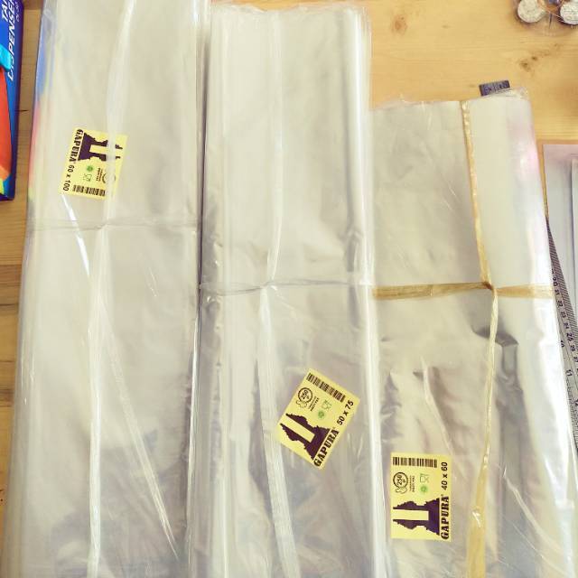 Pp laundry/Plastik Laundry/Plastik PP laundry bening/ Plastik PP bening 40x60/ 45x65/ 50x75/ 60x100