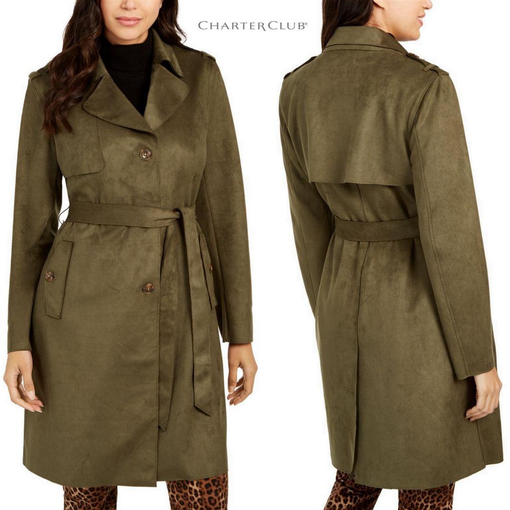 Trench Coat Wanita Branded CH4RT3R CLU8 Original murah sisa ekspor