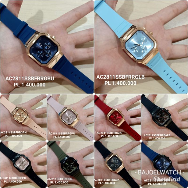 New  Ac 2811 Rubber Strap || AC2811 || Alexander Christie AC 2811 BF