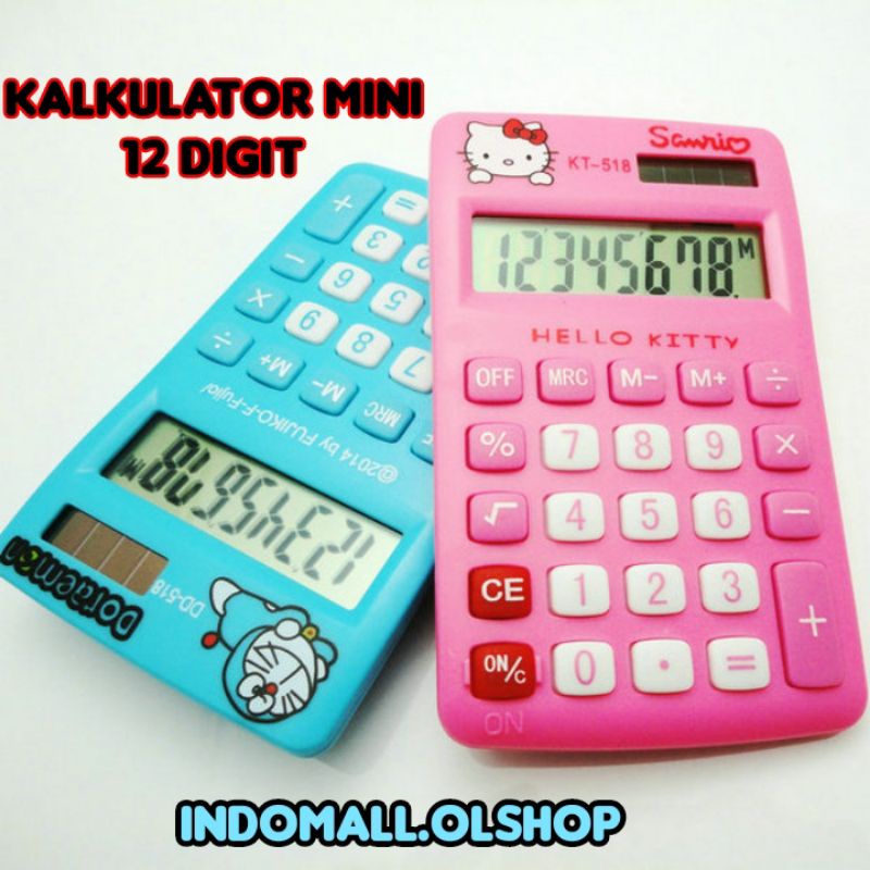 

kalkulator kantong saku elektronik 12 Digit⭐indo-mall⭐