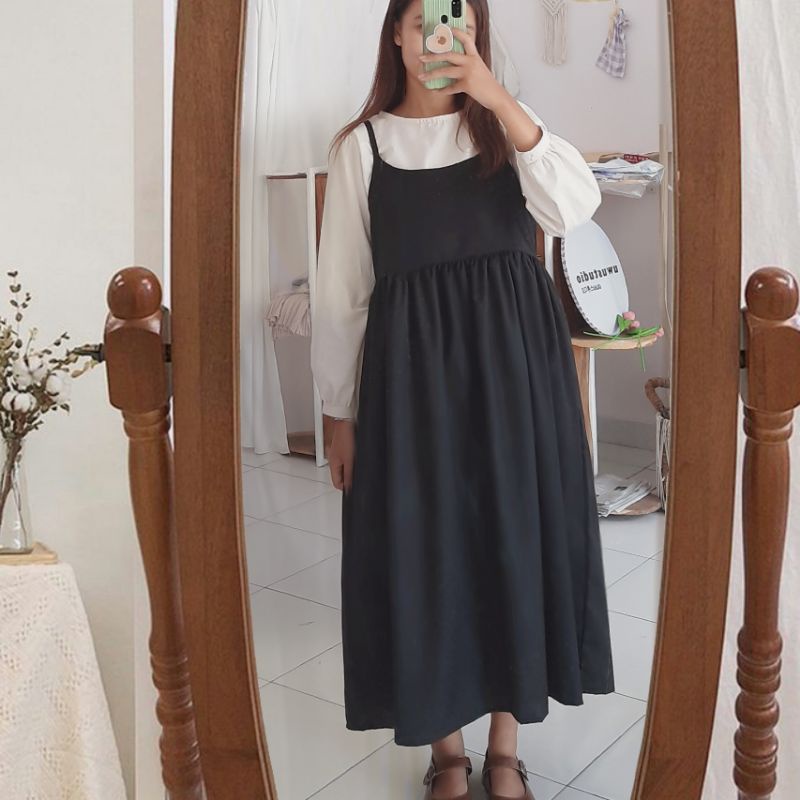 Yuna Dress Overall Vintage Korea
