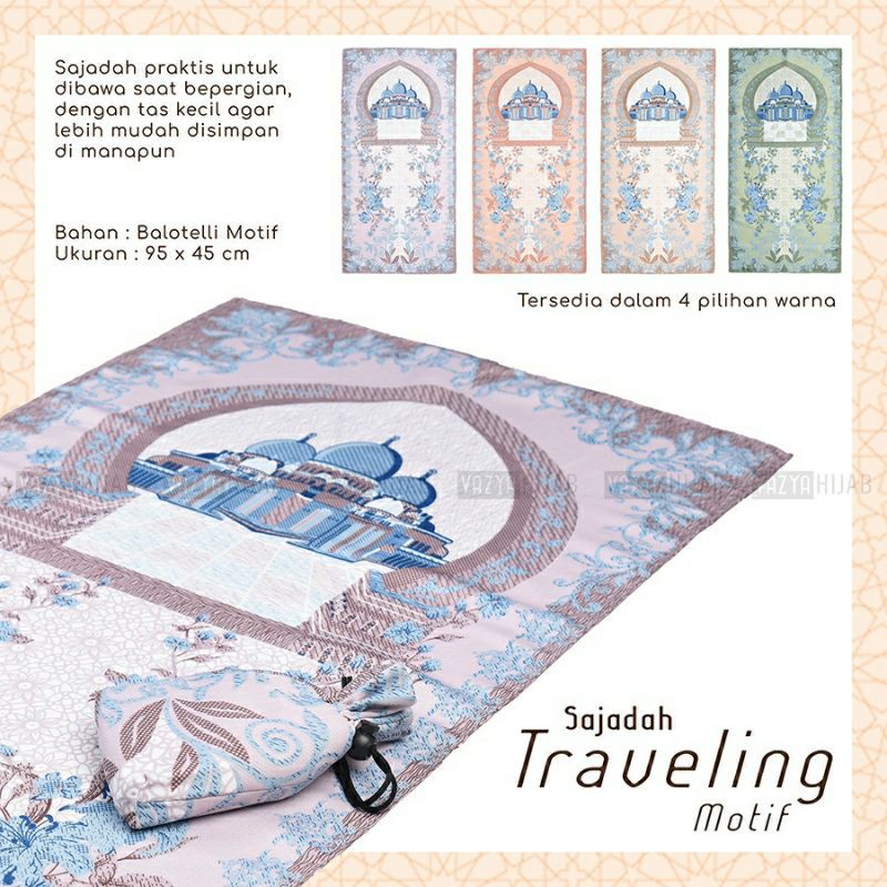 Sajadah Travel | Sajadah Pouch | Sajadah Praktis Travel Pouch