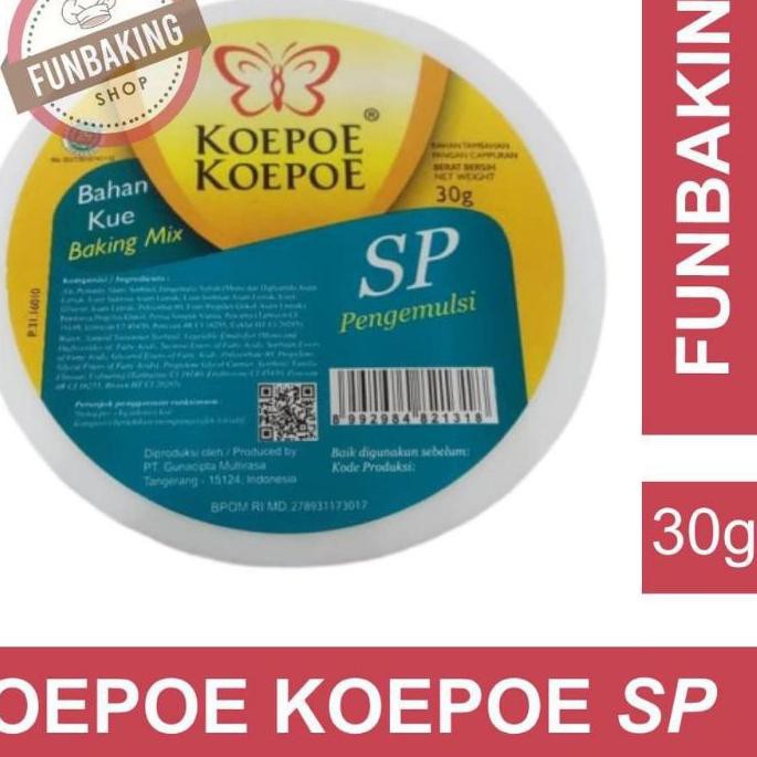 

D0S✽ FunBaking - SP Koepoe-Koepoe Pelembut Kue 30gr / SP Kupu-Kupu 30gr Paling Disukai