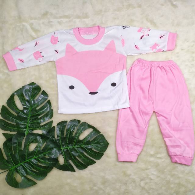 Ss#019 Pakaian Bayi size 0-12bulan / Setelan Piyama Anak / Baju Piyama Anak / Baju Tidur Bayi