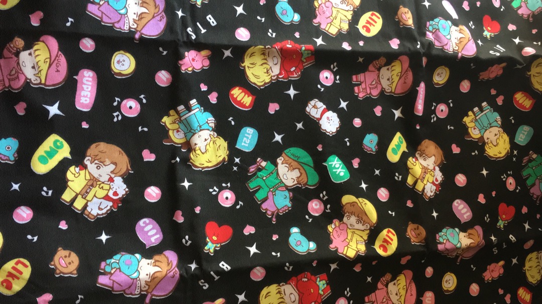 Bts Pesona - Kain Sprei Katun Lokal Meteran Star Bintang Kecil