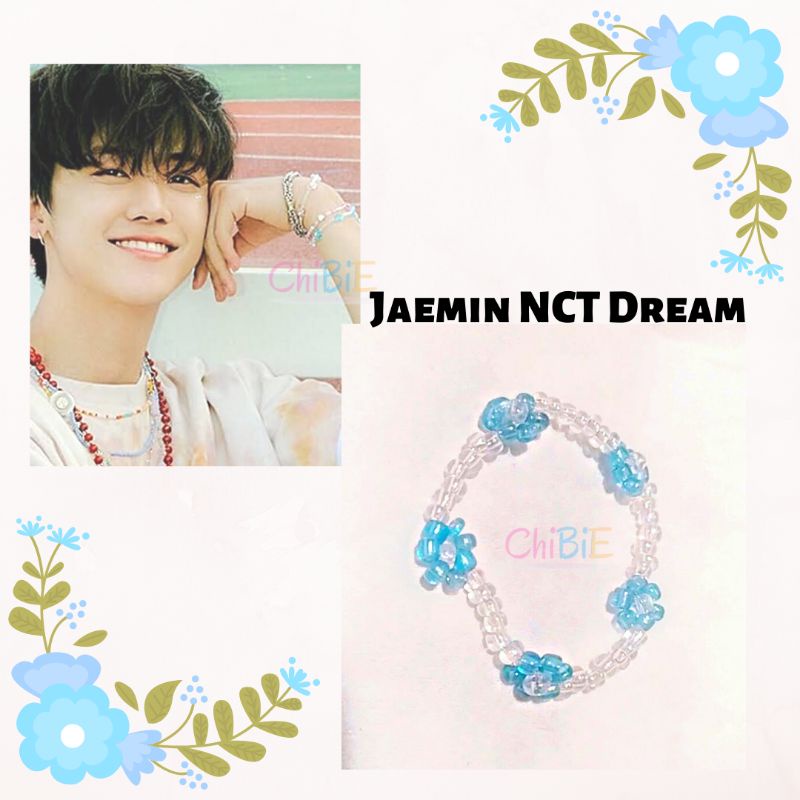 NCT Dream Jaemin Renjun Beads Bracelet / Gelang Manik NCT Dream