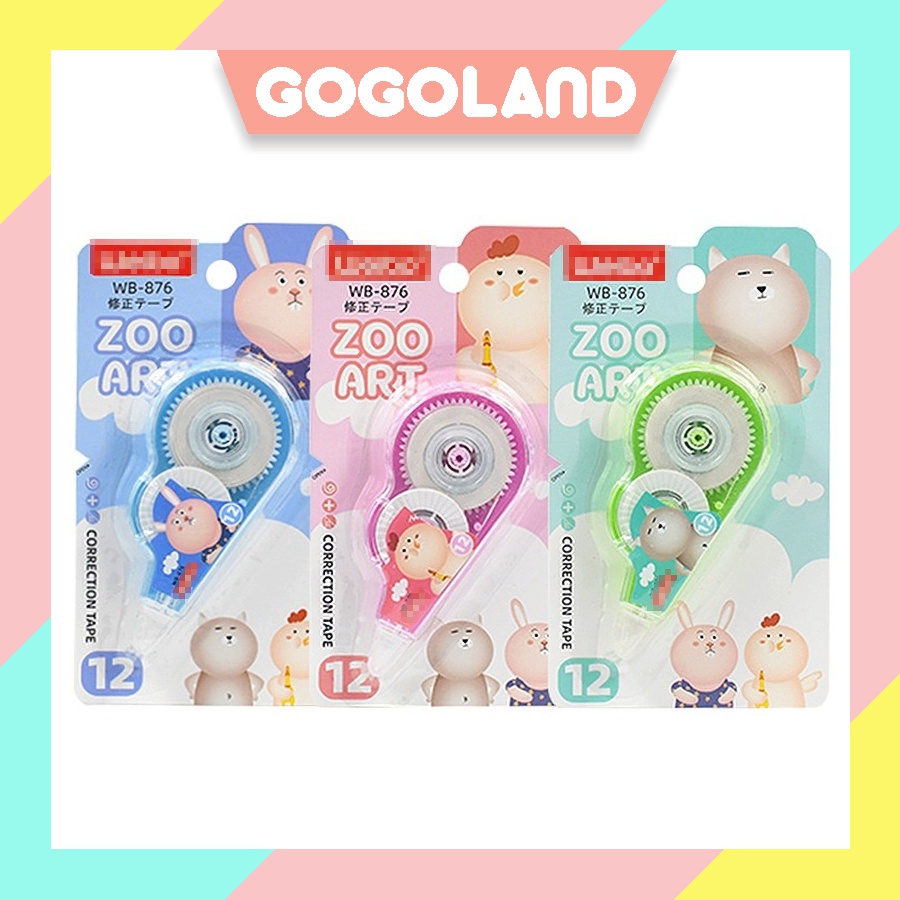 

⭐Gogoland⭐ Correction Tape Students Stationary School Supplies 5M Multiple Color S002
