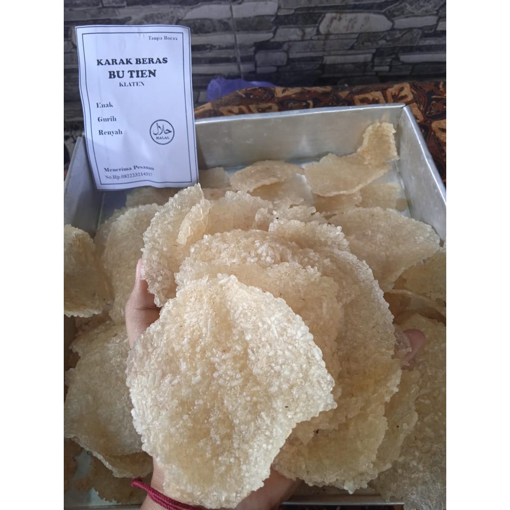 

oleh-oleh khas solo karak beras bawang homemade (mentah)