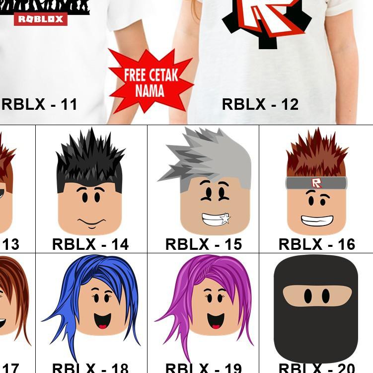 Diskon Flash Baju Kaos ANAK DAN DEWASA ROBLOX COUPLE (FREE NAMA)