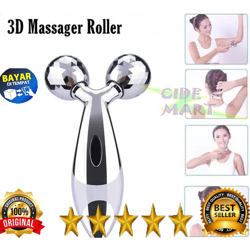 Alat Pijat 3D MASSAGER Manual Pengencang Wajah Kulit Badan Face Lift Body Slimming Masager Roller