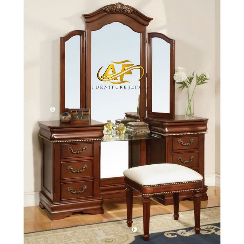 meja rias mewah,meja rias kayu jati, mena rias mebel jepara