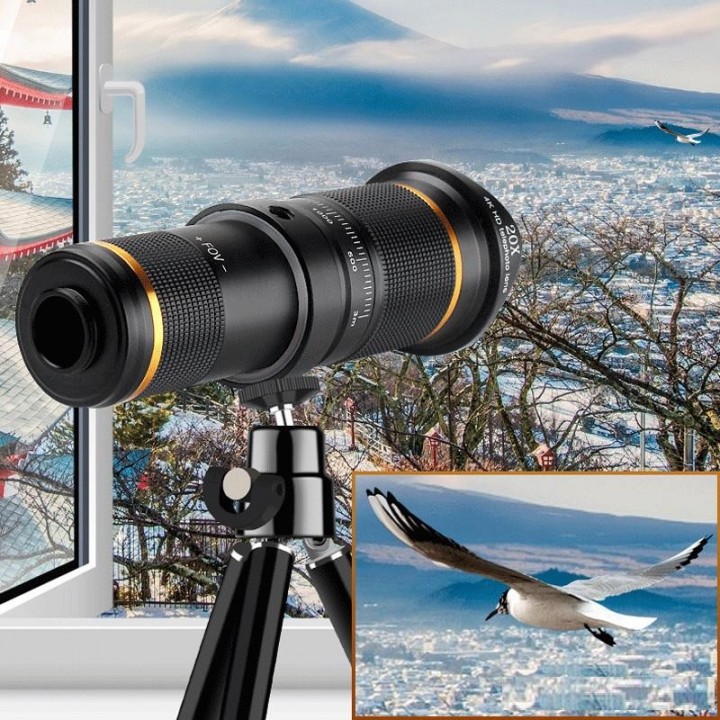 Telescopic 4K HD Telephoto Lens 20x for Mobile Phone