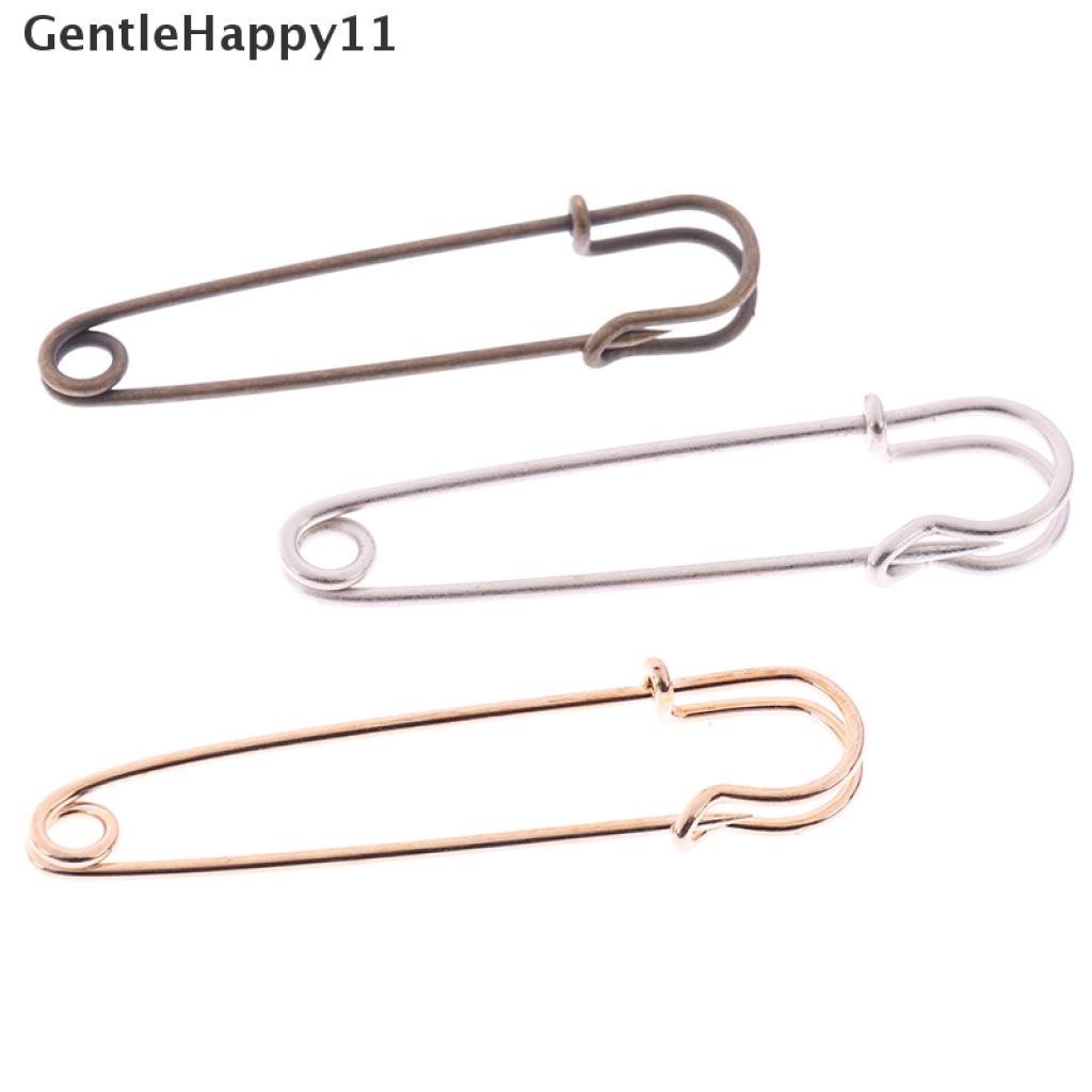 Gentlehappy 12pcs Peniti Ukuran Besar Bahan Stainless Steel Untuk Kerajinan Tangan