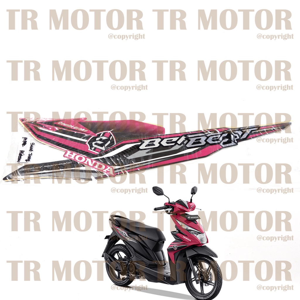Stiker Motor Beat 2019 Sticker Striping Full Set Body Motor