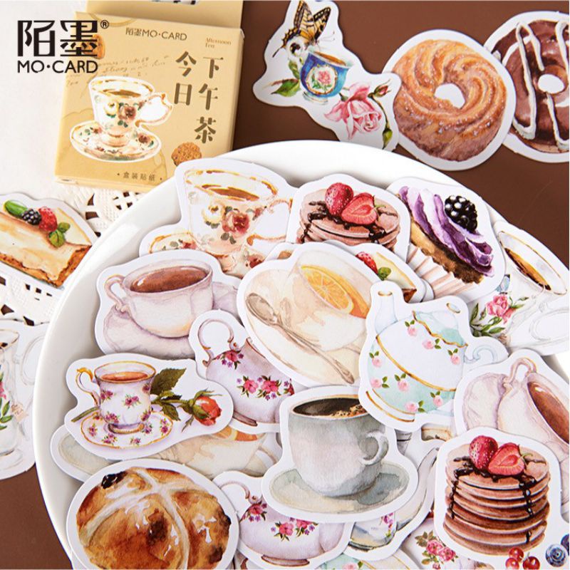 

Stiker Dekorasi 46 pcs Afternoon Tea