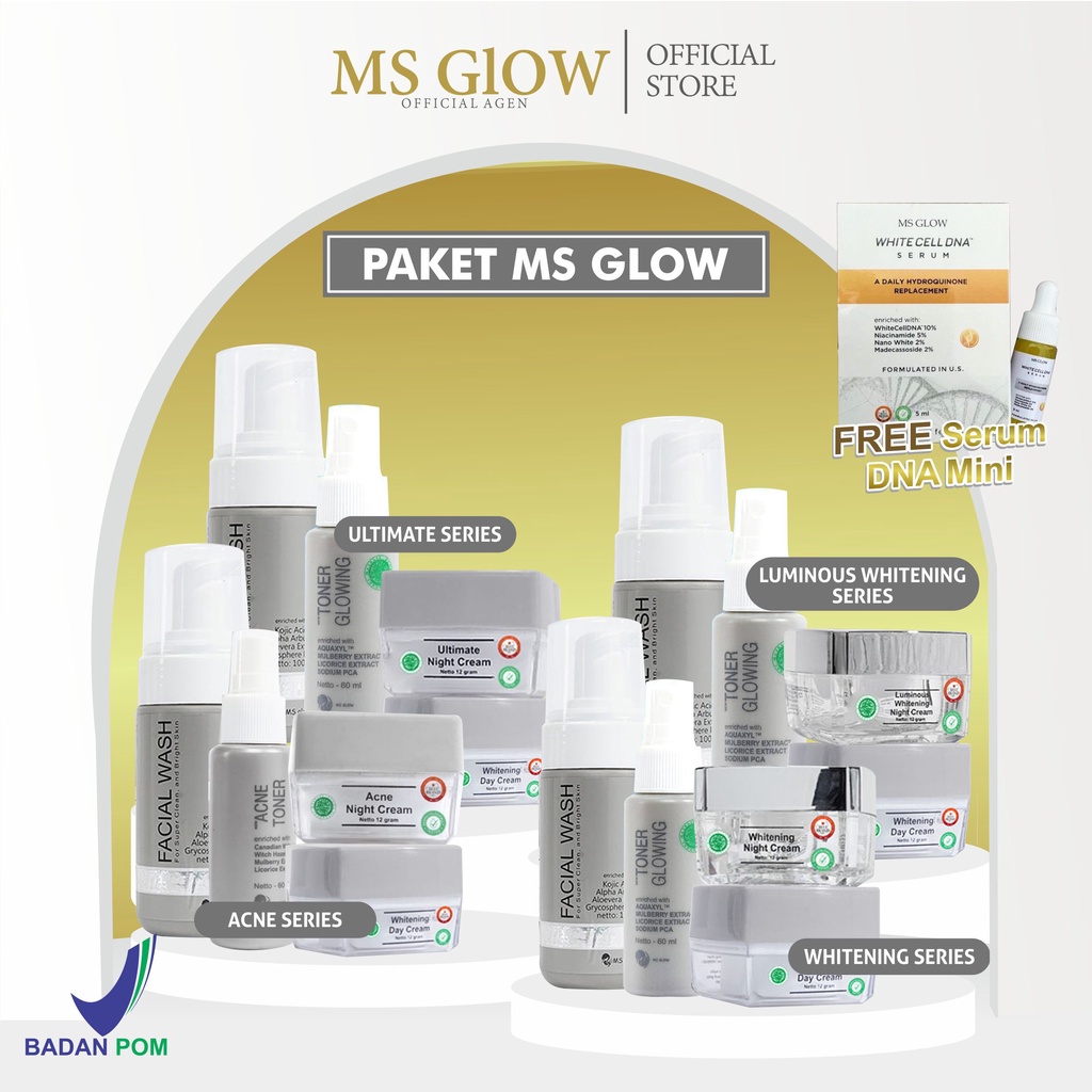 Jual Ms Glow Paket Wajah Shopee Indonesia