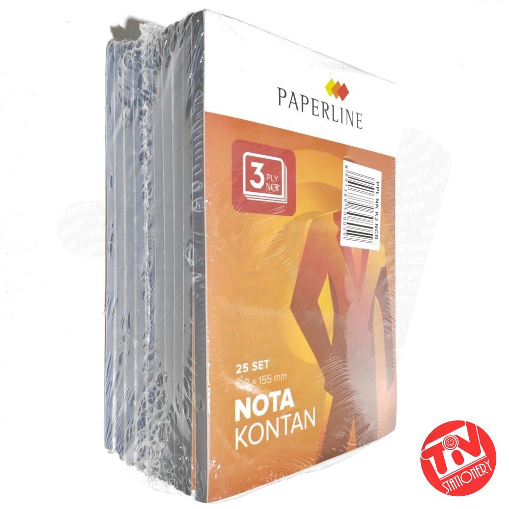 

Nota Kontan Paperline 3 PLY NCR (1 pack = 10 buku)