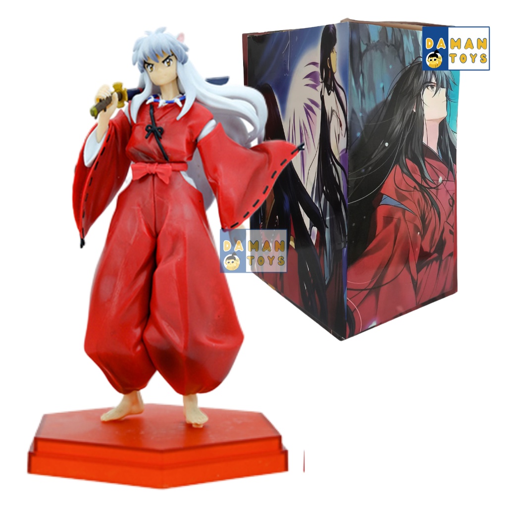 Figure Anime InuYasha Sesshomaru Patung Minifugre Anime Hobi Koleksi