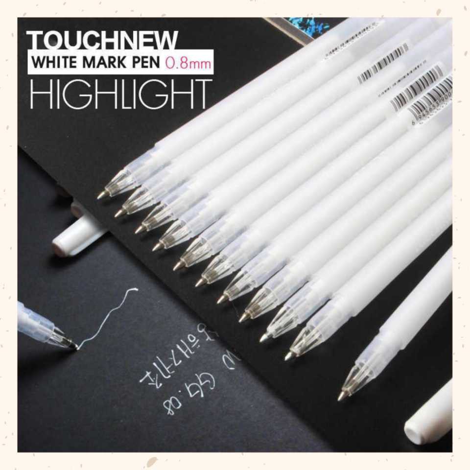 

White Pen Marker Tinta Putih Touch New 0.8mm Murah