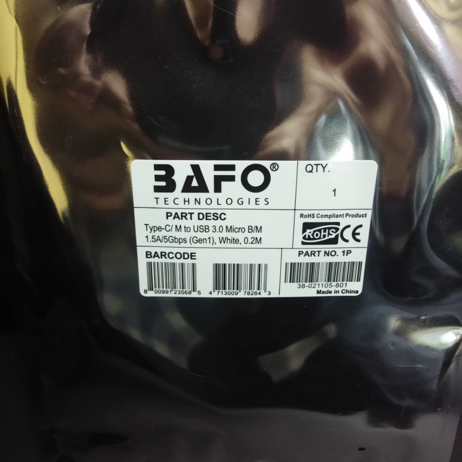 Bafo BF-H388 Kabel USB Type-C to Micro B