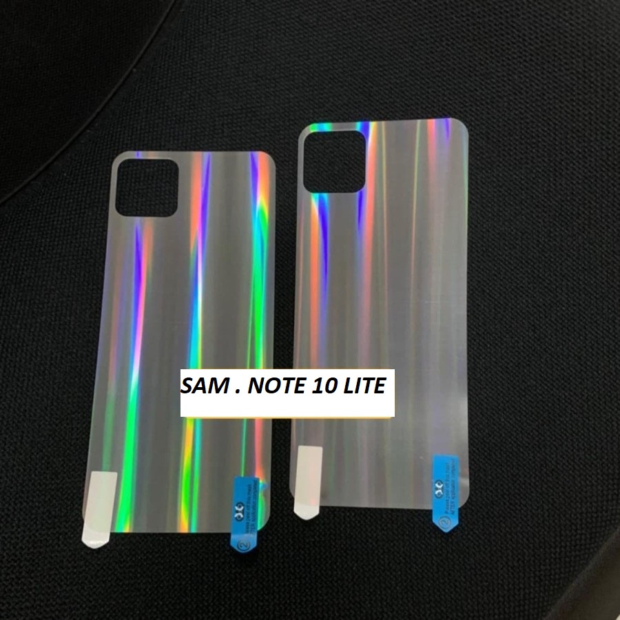 SAMSUNG NOTE 10 NOTE 10 PLUS NOTE 10 LITE ANTI GORES BELAKANG SKIN BACK AURORA GARSKIN MOTIF PELANGI TRANSPARAN ANTI JAMUR BACK PLASTIK NOTE 10+