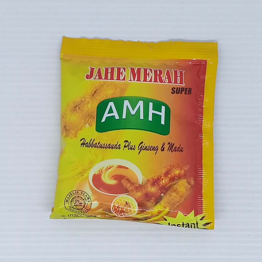

Jahe Merah Super AMH Habbatussauda Plus Gingseng dan Madu 20 gram